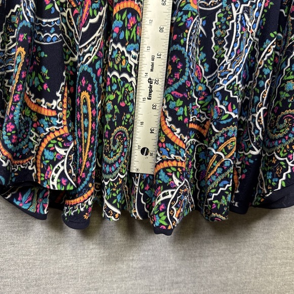 Anthropologie Maeve Maplewood Midi Boho Paisley Long Sleeve Dress Size Small - Picture 15 of 16